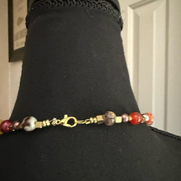 Elegant Multicolor Beaded Necklace - Picture 8 of 8